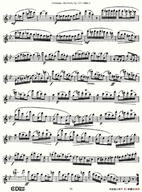 Six Duets, Op.137 之五（二重奏 六首作品 137号）