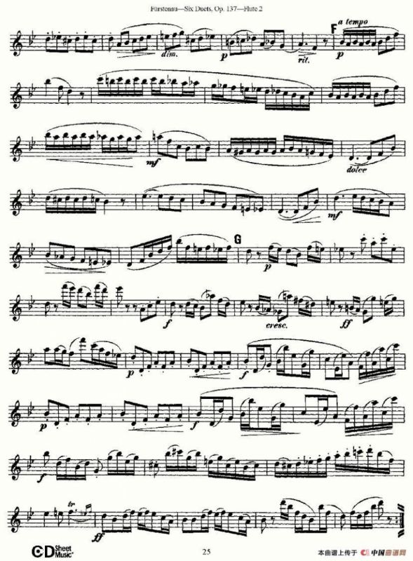 Six Duets, Op.137 之五（二重奏 六首作品 137号）