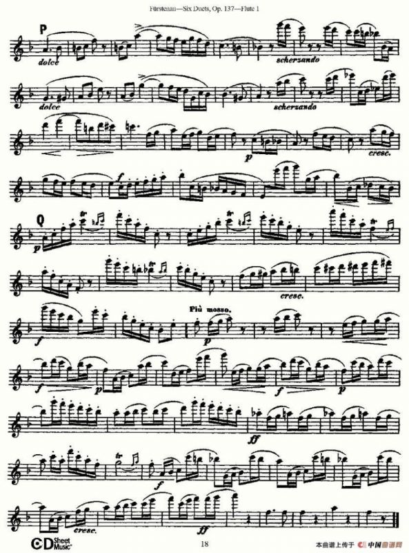 Six Duets, Op.137 之三（二重奏 六首作品 137号）