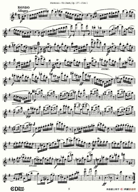Six Duets, Op.137 之二（二重奏 六首作品 137号）