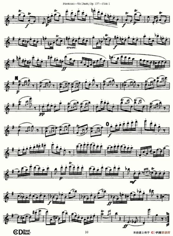 Six Duets, Op.137 之二（二重奏 六首作品 137号）