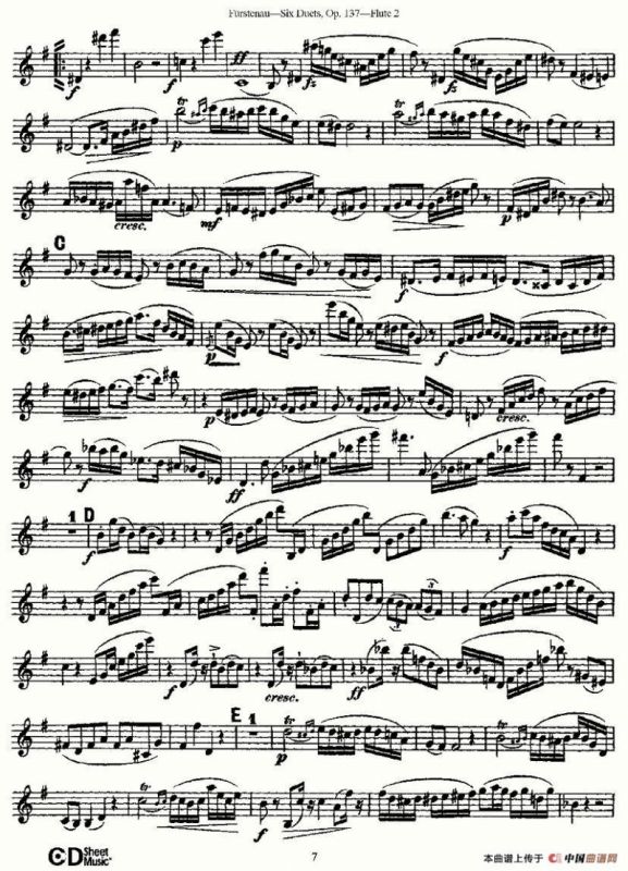 Six Duets, Op.137 之二（二重奏 六首作品 137号）