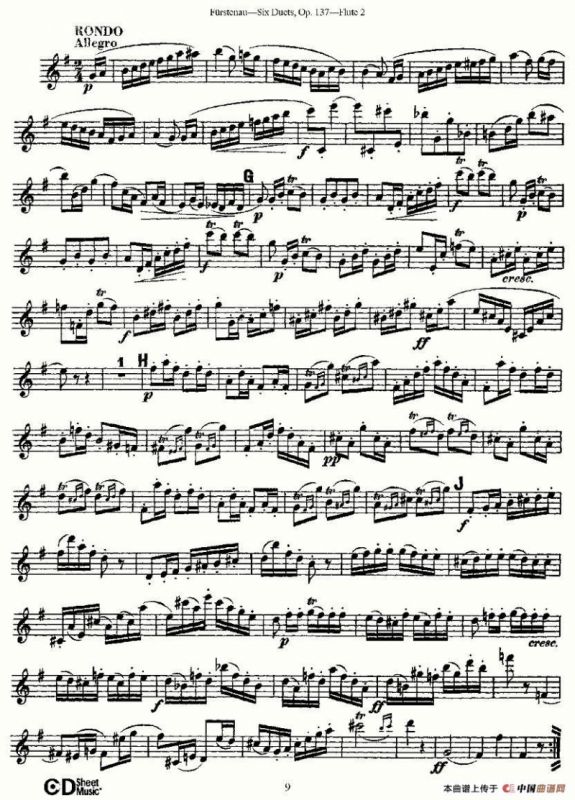 Six Duets, Op.137 之二（二重奏 六首作品 137号）