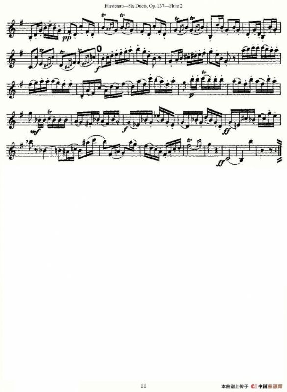 Six Duets, Op.137 之二（二重奏 六首作品 137号）