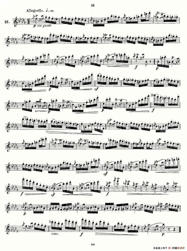 Andersen etude op30 之13—24（练习曲作品30号）