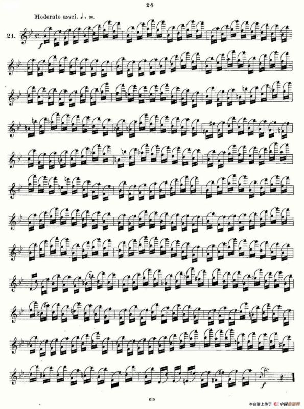 Andersen etude op30 之13—24（练习曲作品30号）