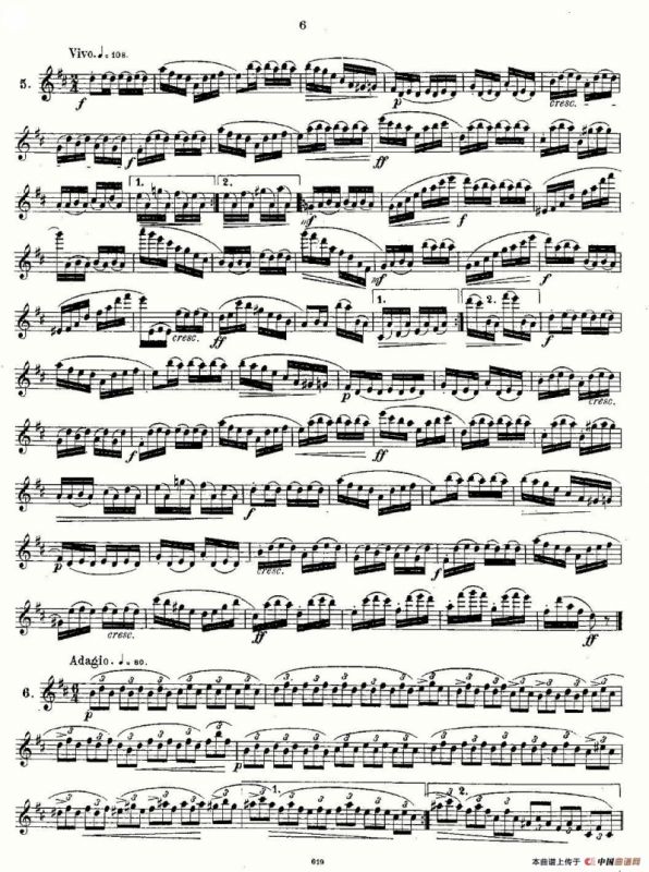 Andersen etude op30 之1—12（练习曲作品30号）