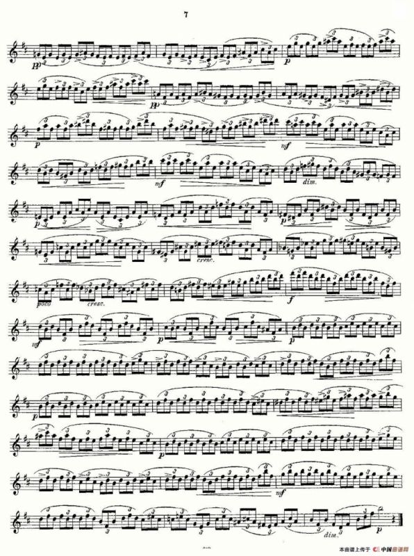 Andersen etude op30 之1—12（练习曲作品30号）