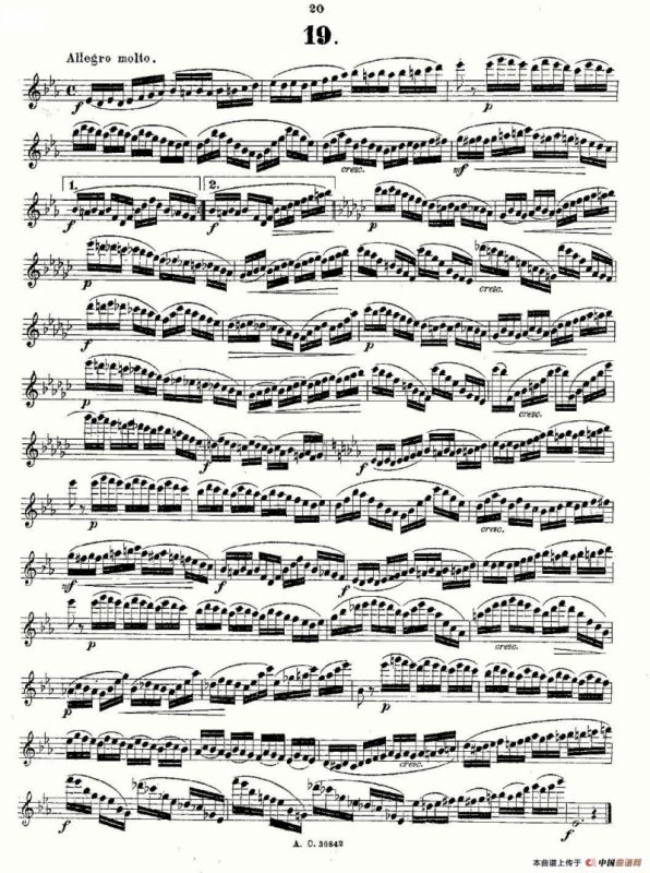 24首长笛练习曲 Op.21 之13—24