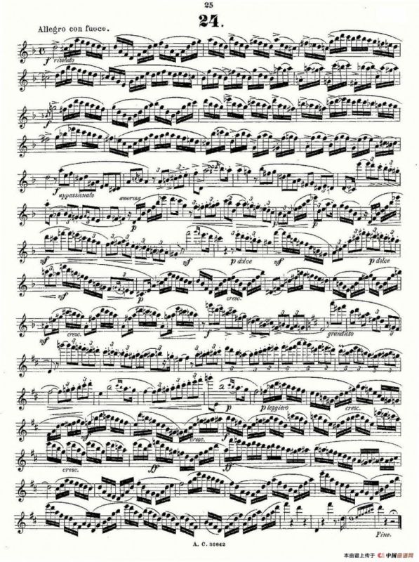 24首长笛练习曲 Op.21 之13—24
