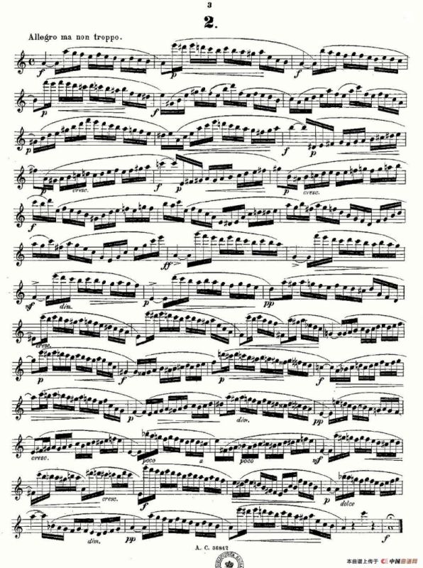 24首长笛练习曲 Op.21 之1—12