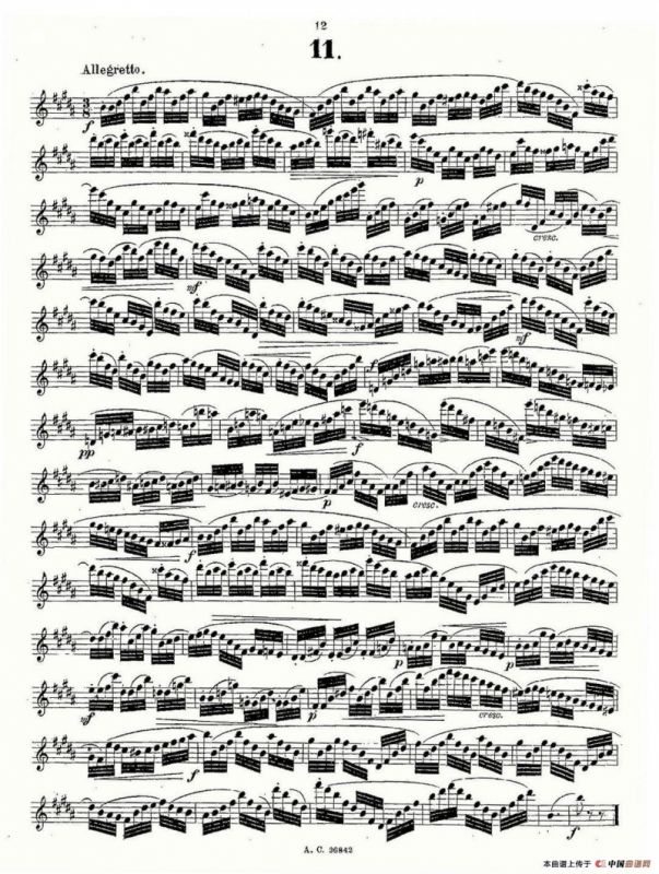 24首长笛练习曲 Op.21 之1—12