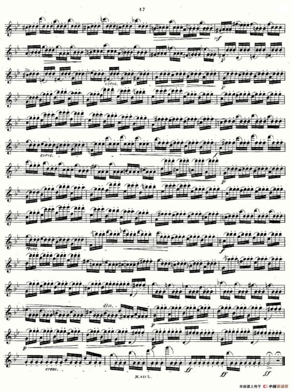 24首长笛练习曲 Op.15 之21—24