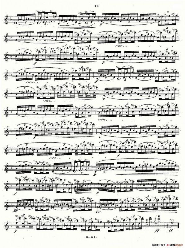 24首长笛练习曲 Op.15 之21—24