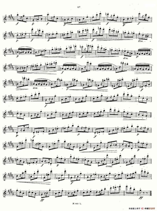 24首长笛练习曲 Op.15 之11—15