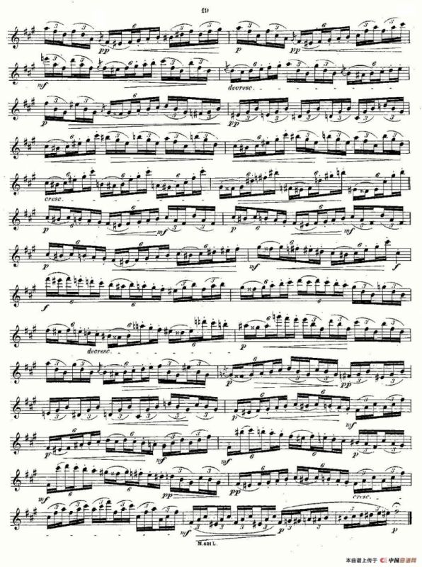 24首长笛练习曲 Op.15 之6—10