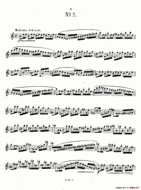 24首长笛练习曲 Op.15 之1—5