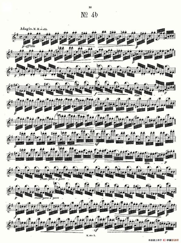 24首长笛练习曲 Op.15 之1—5