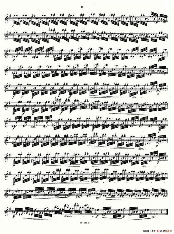 24首长笛练习曲 Op.15 之1—5