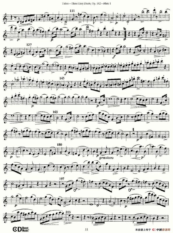 Three Easy Duets,Op.102 之第一长笛（三首简易重奏曲作品102号）
