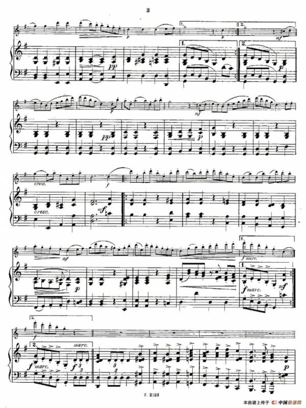 Solovortrag fur junge Flotenspieler.Op.47（长笛+钢琴伴奏）