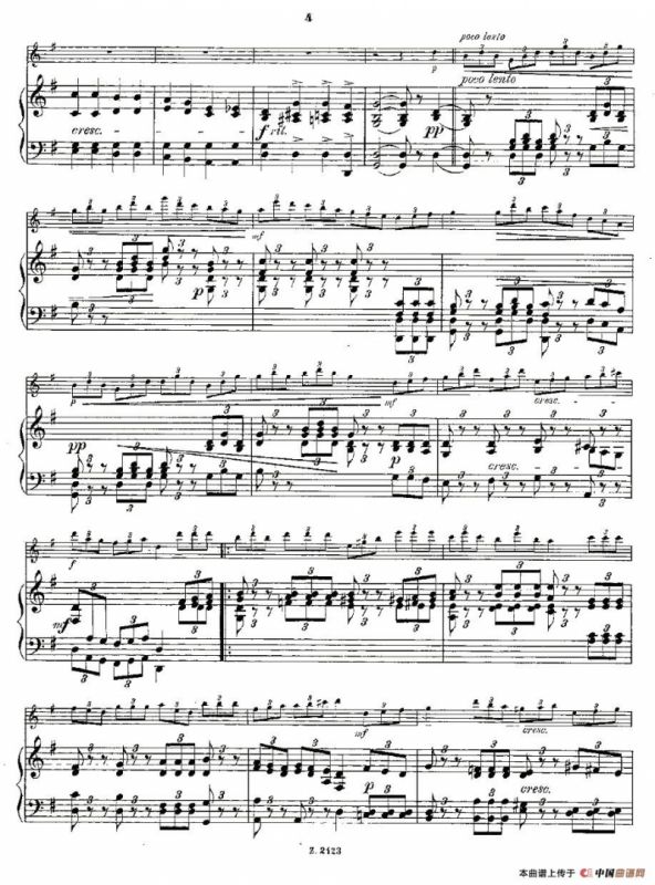 Solovortrag fur junge Flotenspieler.Op.47（长笛+钢琴伴奏）