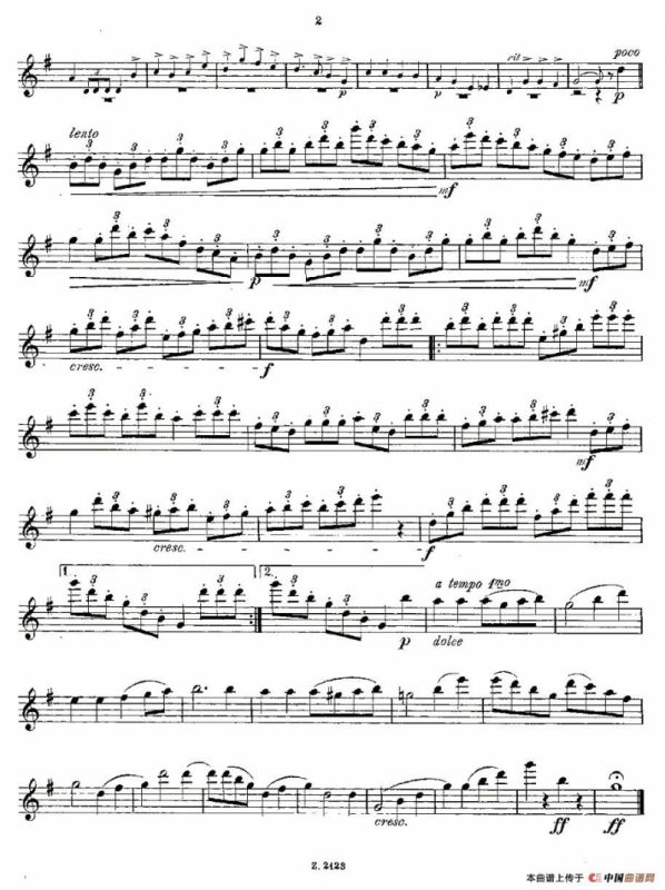 Solovortrag fur junge Flotenspieler.Op.47