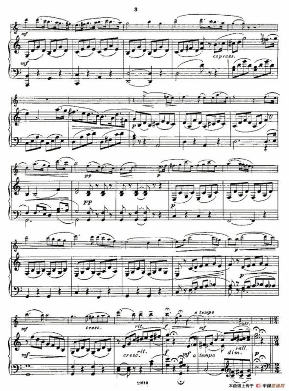 Opern-Transcriptionen.Op.45-7（长笛+钢琴伴奏）