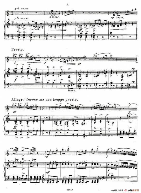 Opern-Transcriptionen.Op.45-7（长笛+钢琴伴奏）