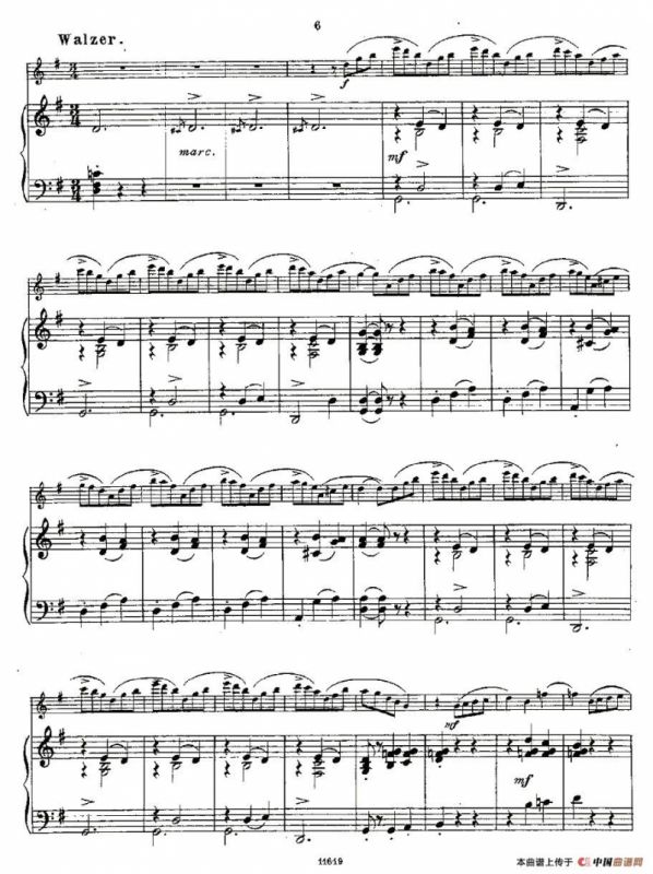 Opern-Transcriptionen.Op.45-7（长笛+钢琴伴奏）