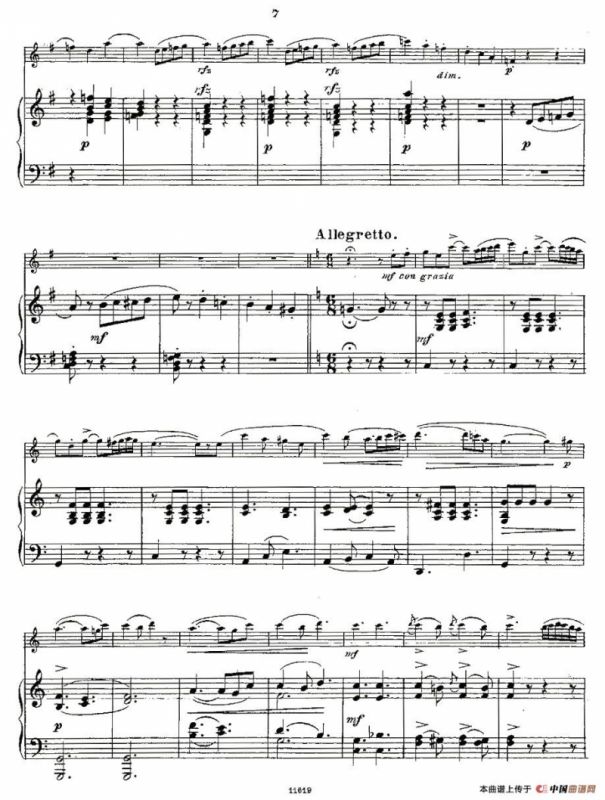 Opern-Transcriptionen.Op.45-7（长笛+钢琴伴奏）