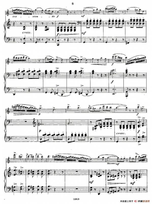 Opern-Transcriptionen.Op.45-7（长笛+钢琴伴奏）