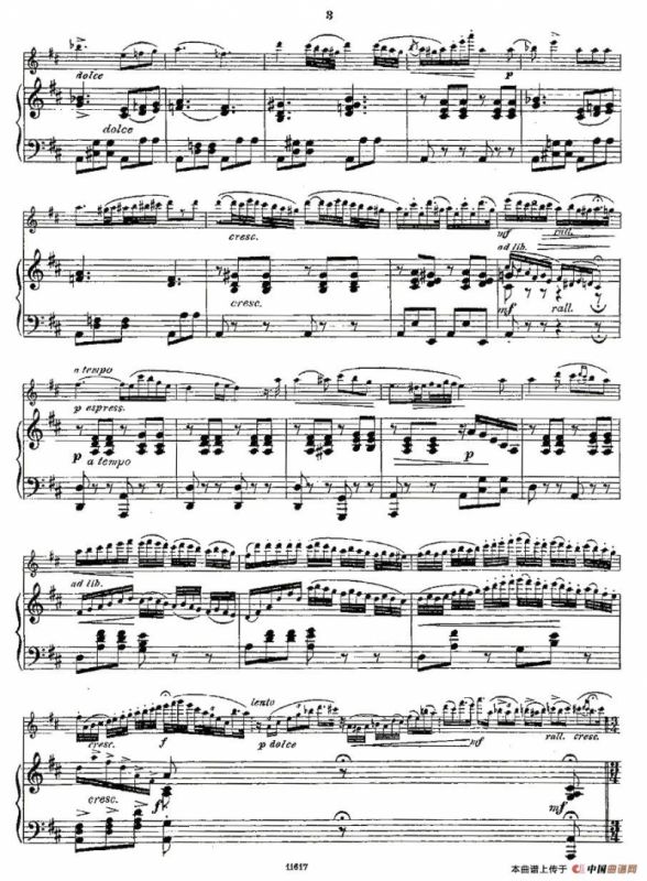 Opern-Transcriptionen.Op.45-6（长笛+钢琴伴奏）