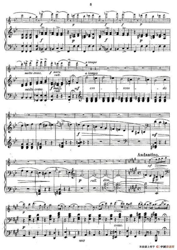 Opern-Transcriptionen.Op.45-6（长笛+钢琴伴奏）