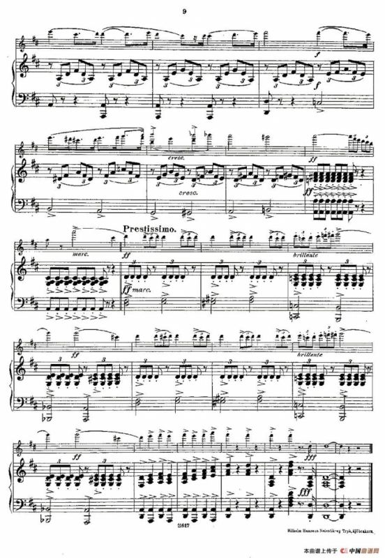 Opern-Transcriptionen.Op.45-6（长笛+钢琴伴奏）