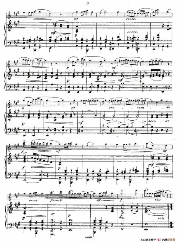 Opern-Transcriptionen.Op.45-5（长笛+钢琴伴奏）