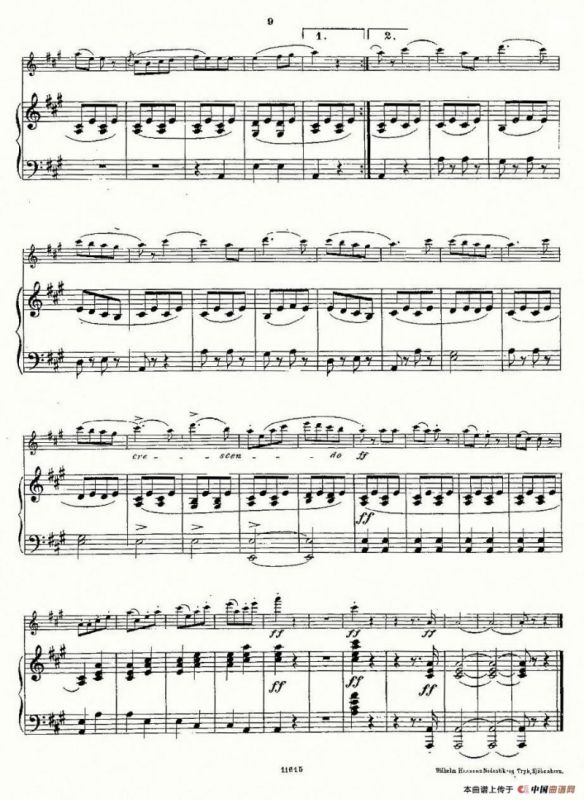 Opern-Transcriptionen.Op.45-5（长笛+钢琴伴奏）