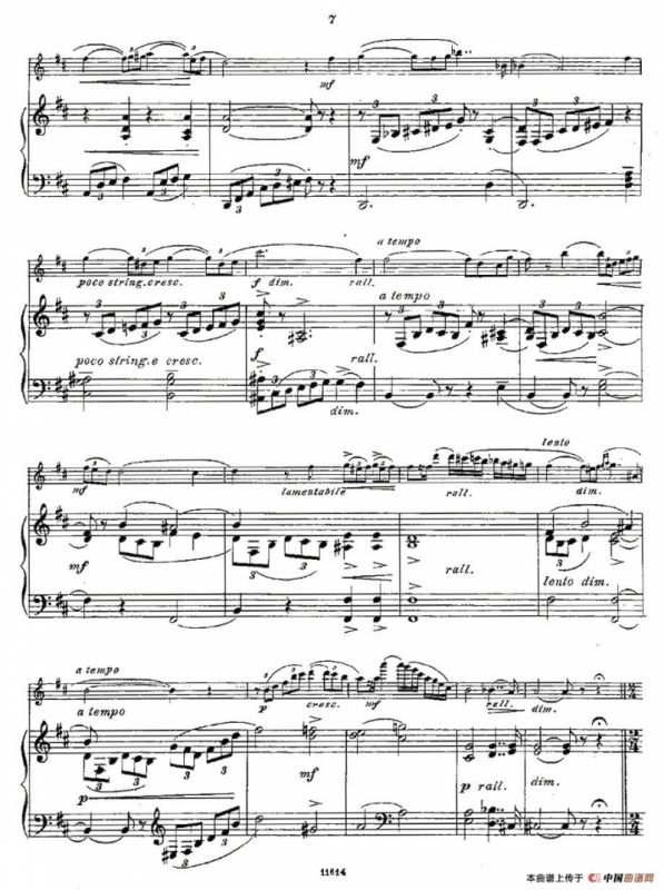 Opern-Transcriptionen.Op.45-4（长笛+钢琴伴奏）