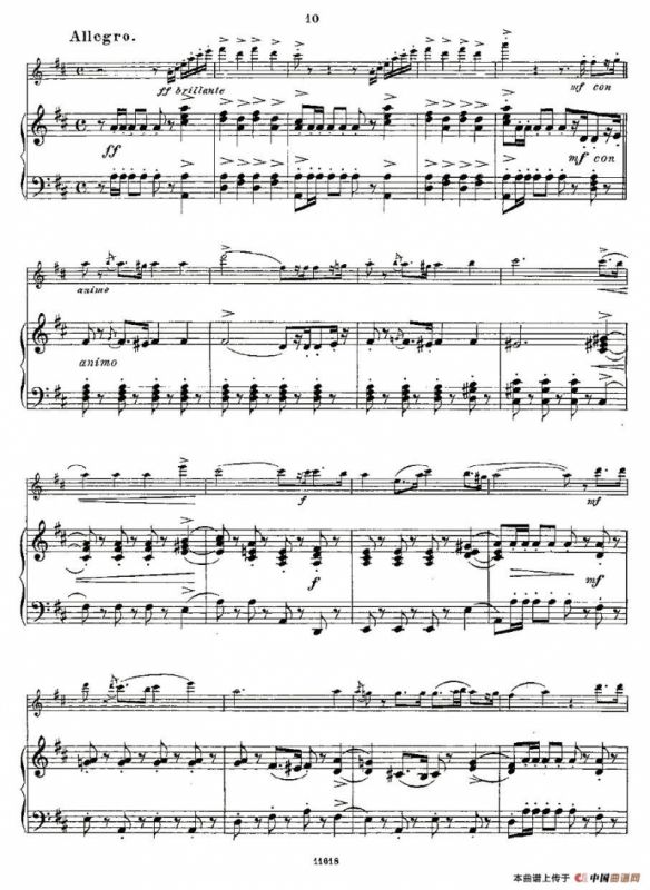 Opern-Transcriptionen.Op.45-3（长笛+钢琴伴奏）