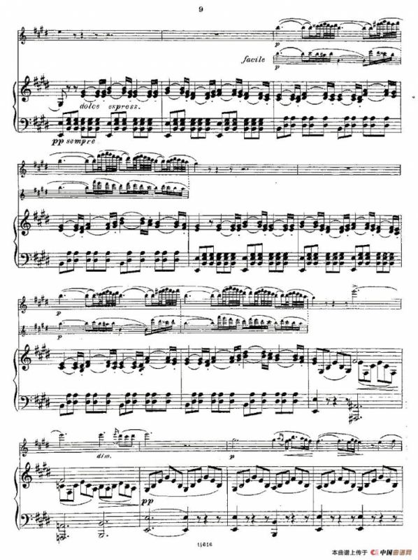 Opern-Transcriptionen.Op.45-2（长笛+钢琴伴奏）