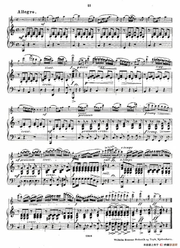 Opern-Transcriptionen.Op.45-2（长笛+钢琴伴奏）