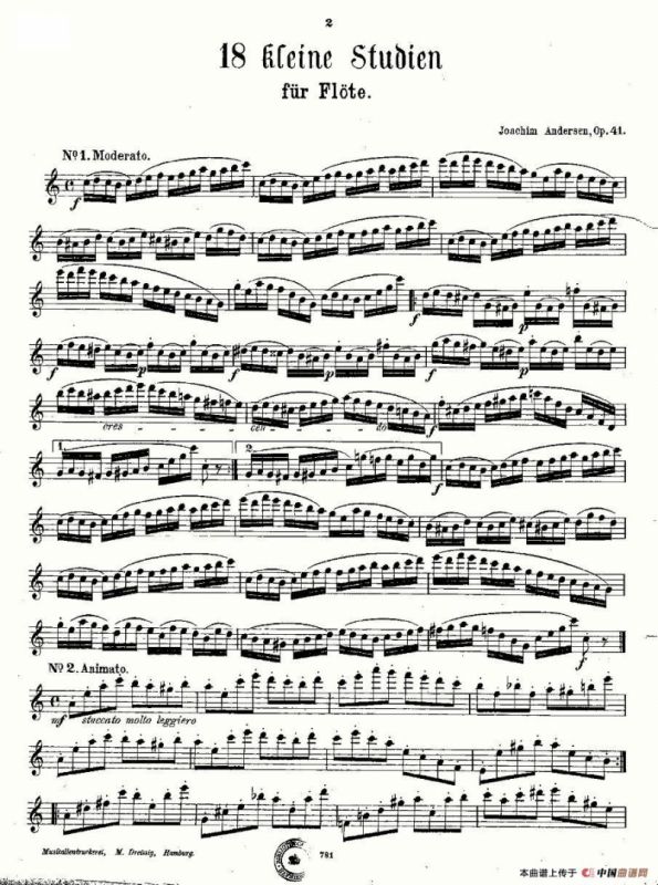 18 kleine Studien.Op.41