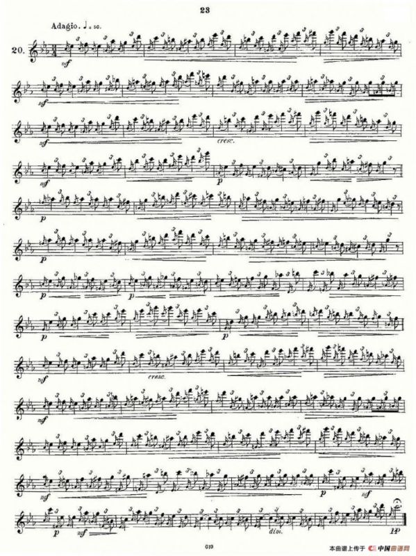 24 instructive Uebungen.Op.30（13—24）