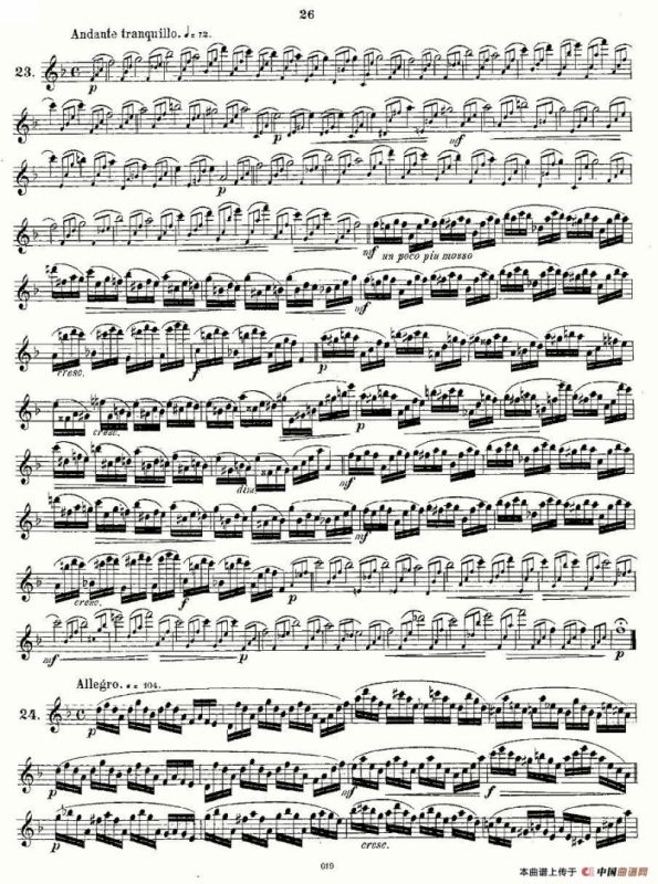 24 instructive Uebungen.Op.30（13—24）