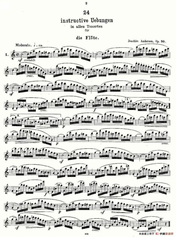 24 instructive Uebungen.Op.30（1—12）