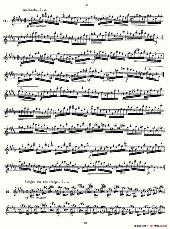 24 instructive Uebungen.Op.30（1—12）