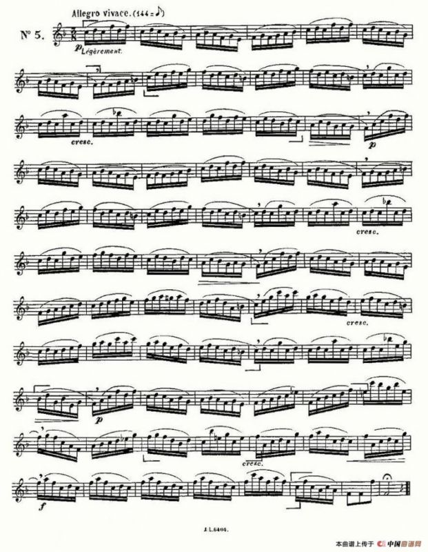 15首如歌的练习曲之1—5