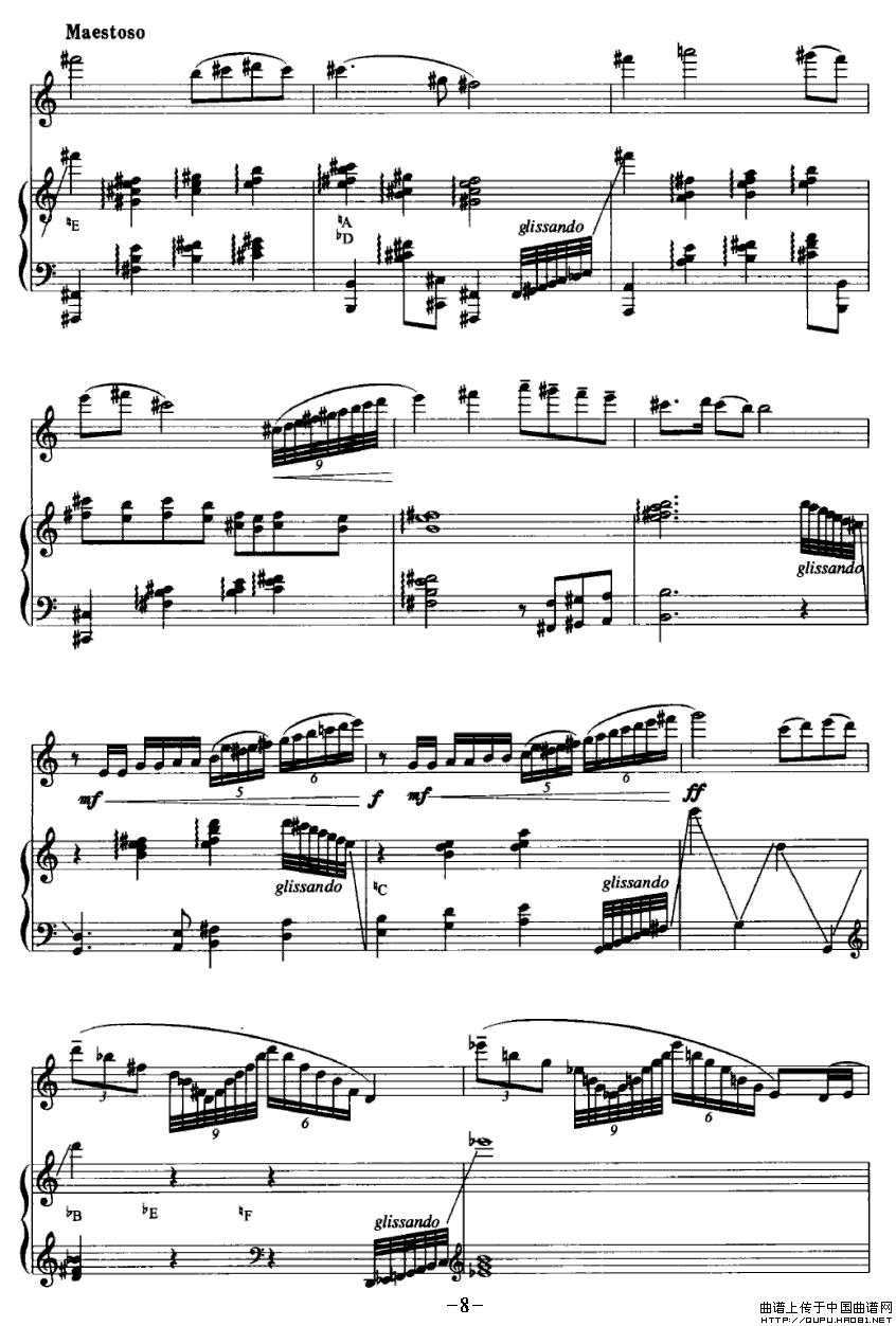 春（长笛+竖琴）