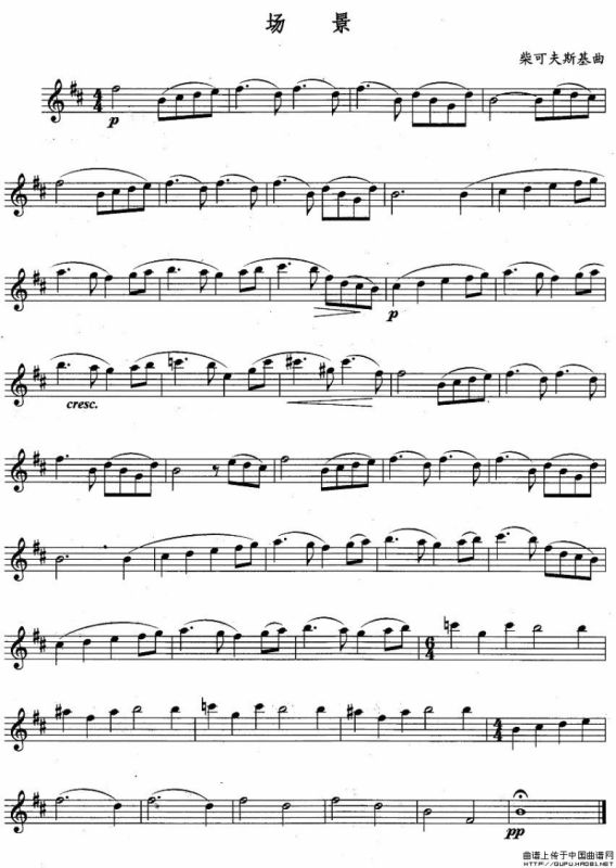 场景（选自《天鹅湖》）