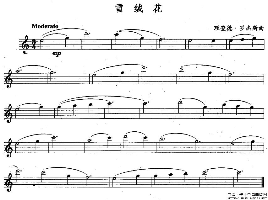 雪绒花（3个版本）